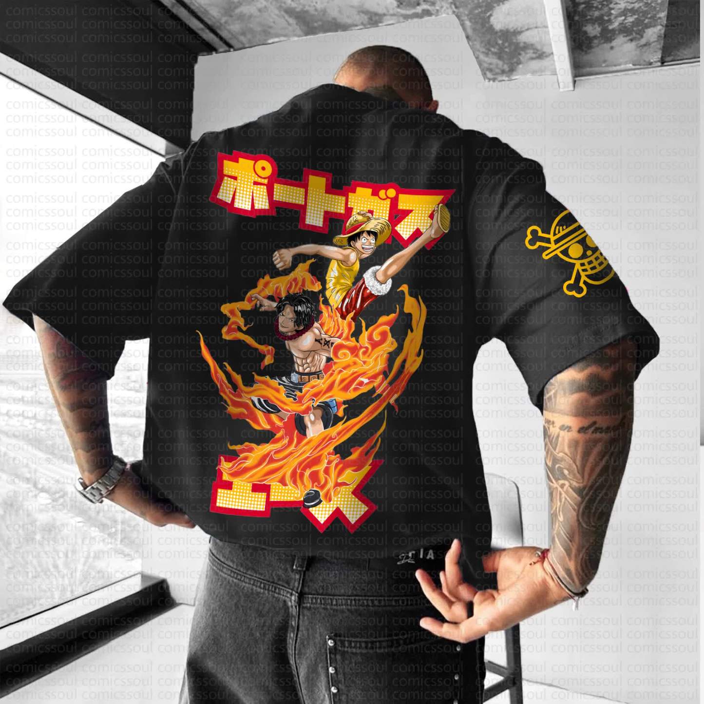 Unisex Anime Inspired Vintage T-Shirt丨Demon Slayer X Pokémon
