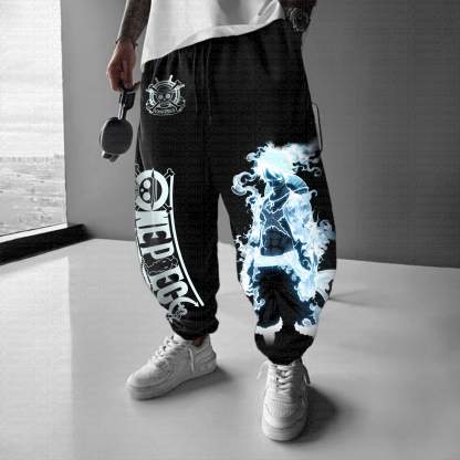 Unisex Anime Inspired Vintage Pants丨One Piece