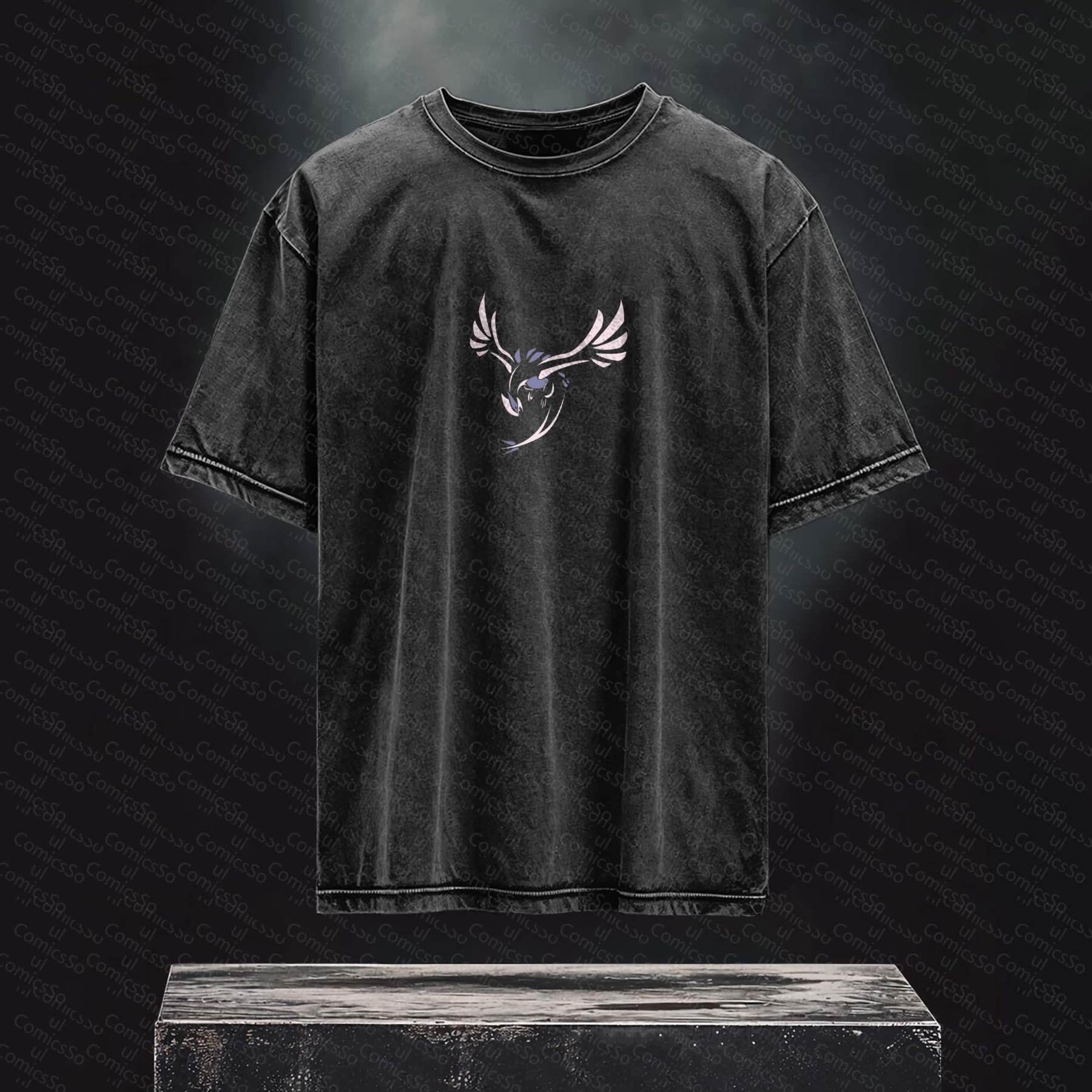 Unisex Anime Inspired Vintage Washed T-Shirt丨 Pokémon