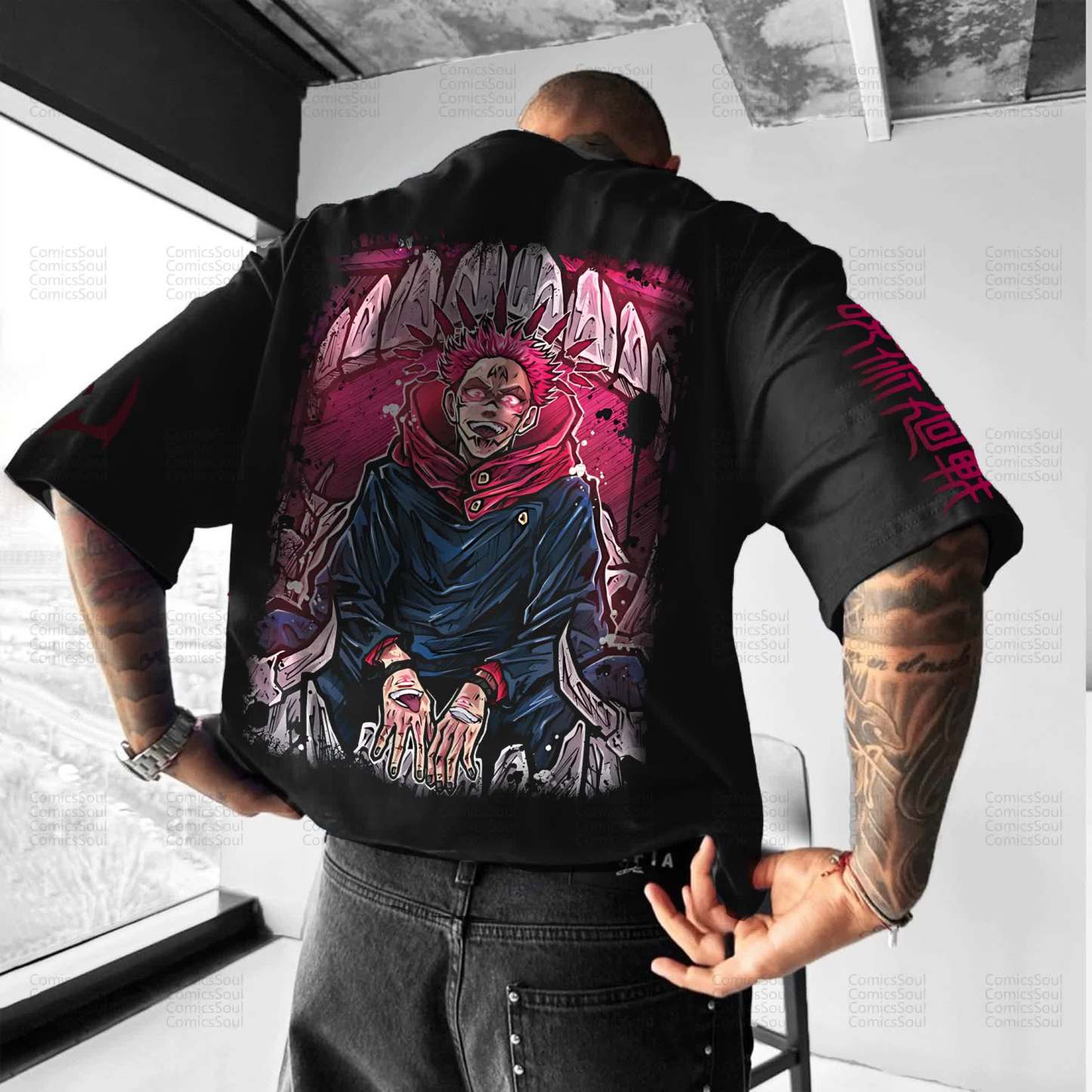Unisex Anime Inspired Vintage T-Shirt丨Demon Slayer X Pokémon