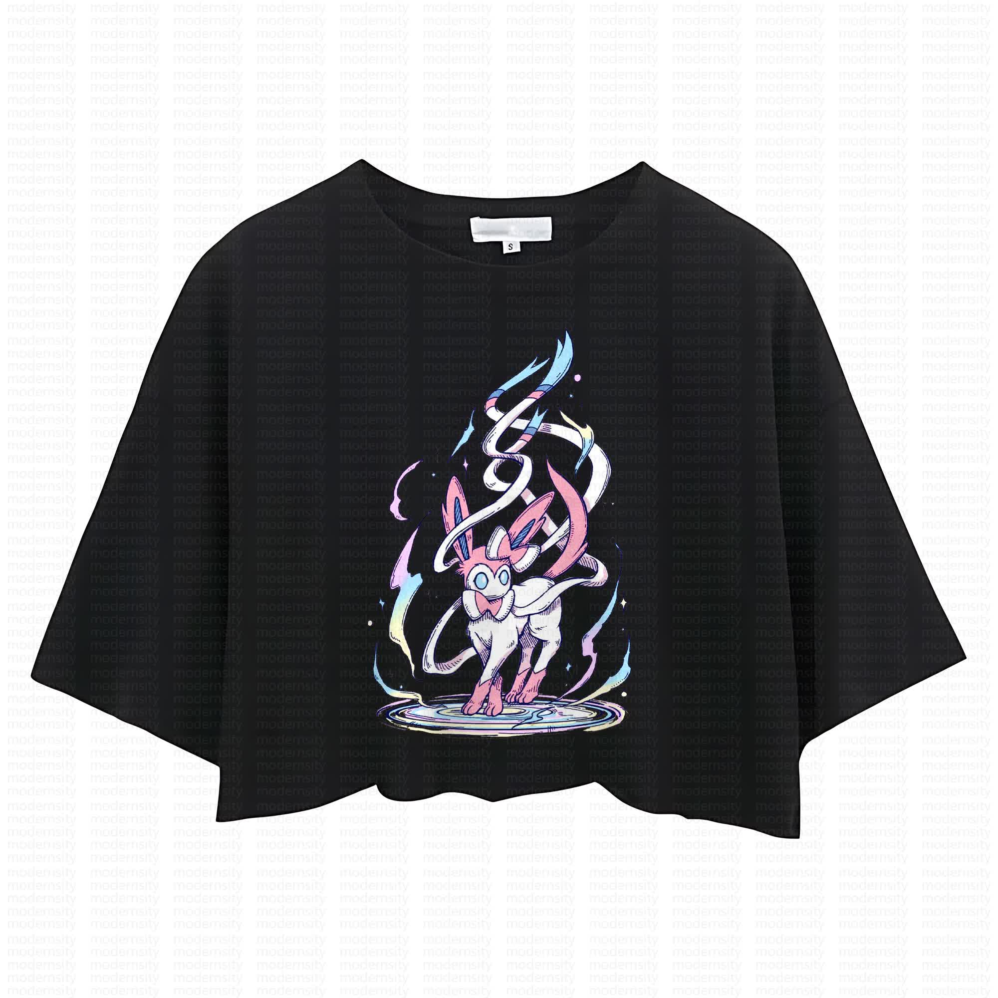 Cute and playful "Pokémon" summer women's cropped top