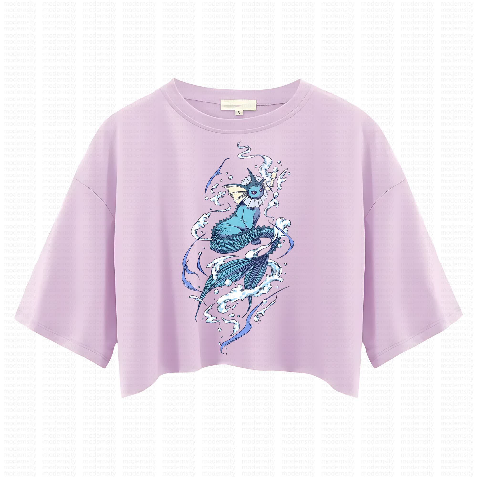 Cute and playful "Pokémon" summer women's cropped top
