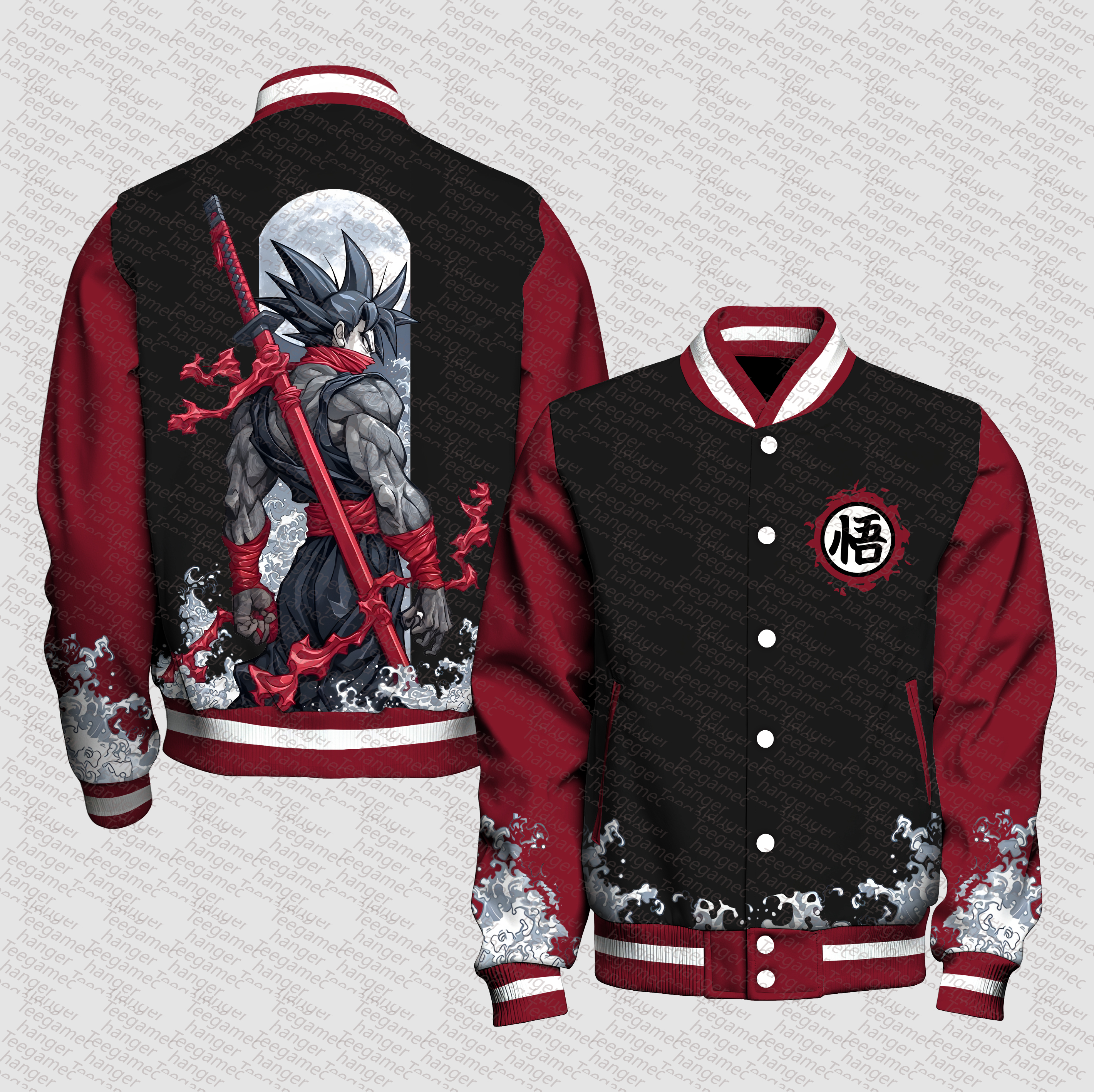 Unisex Vintage Anime Graphic Jacket