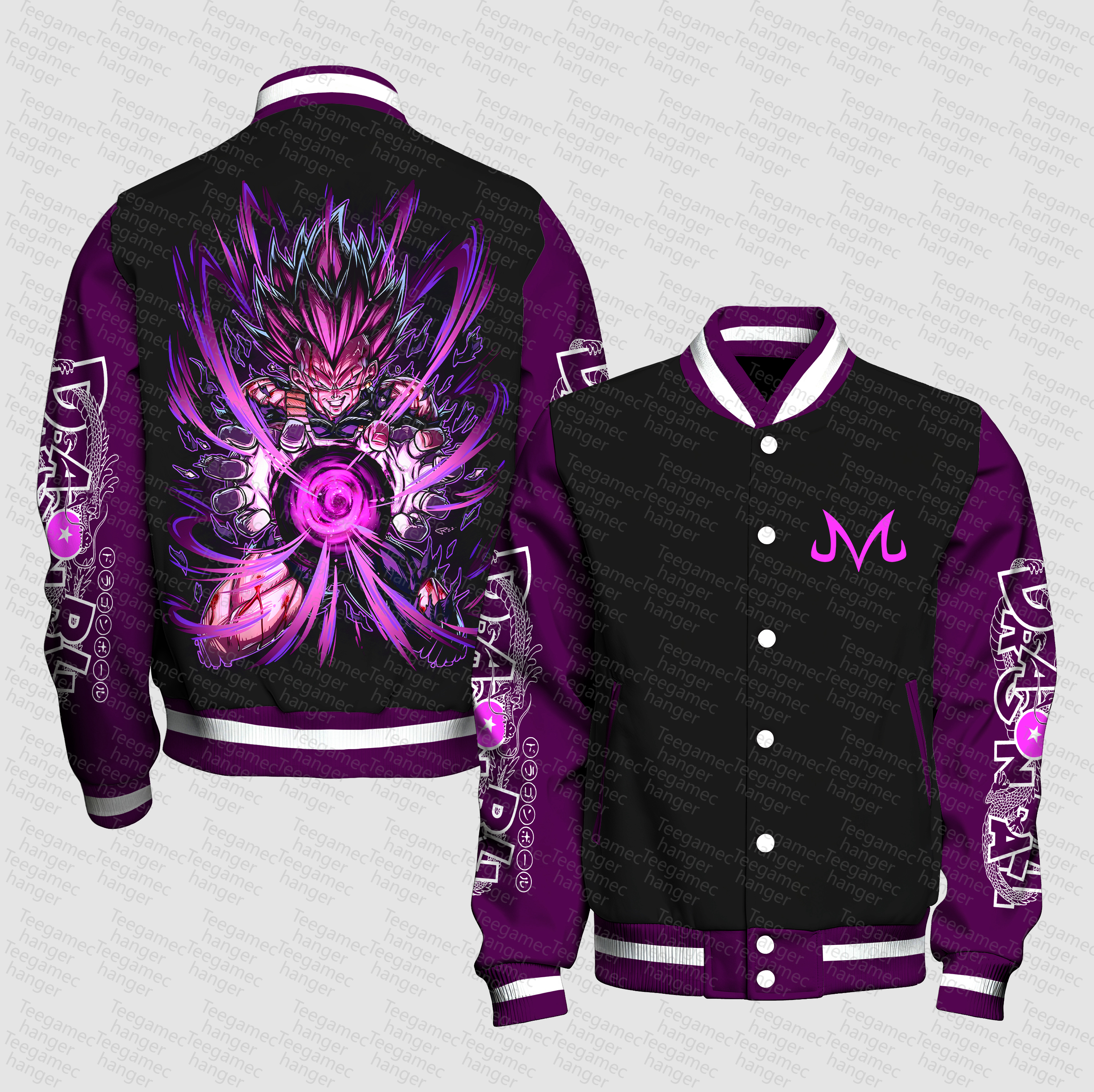 Unisex Vintage Anime Graphic Jacket