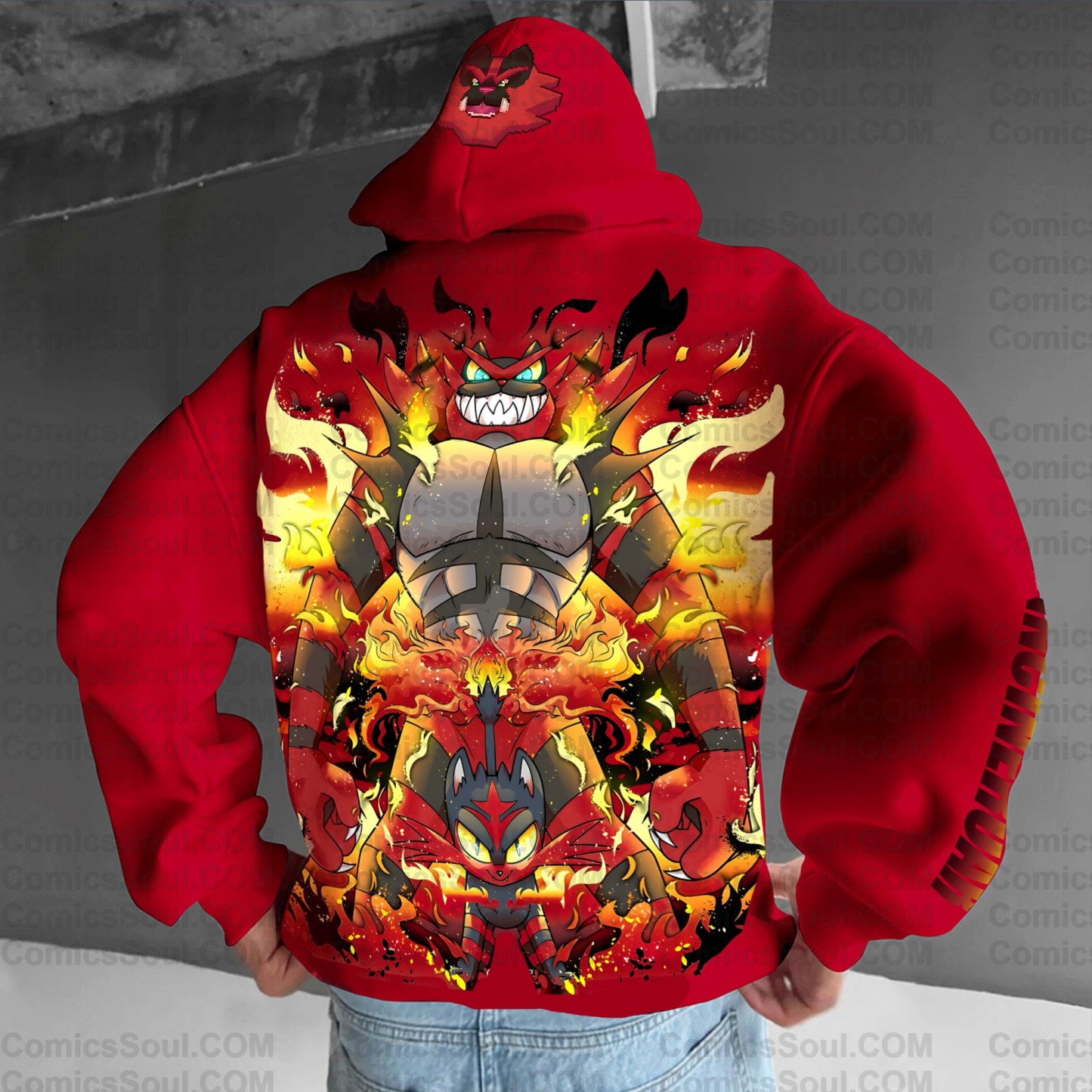 Unisex “Pokémon” Anime Graphic Streetwear Vintage Hoodie