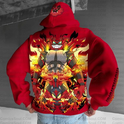 Unisex Anime Graphic Streetwear Vintage Hoodie