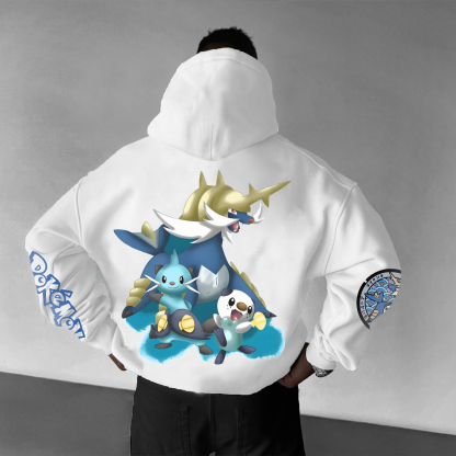 Unisex “Pokémon” Anime Graphic Streetwear Vintage Hoodie