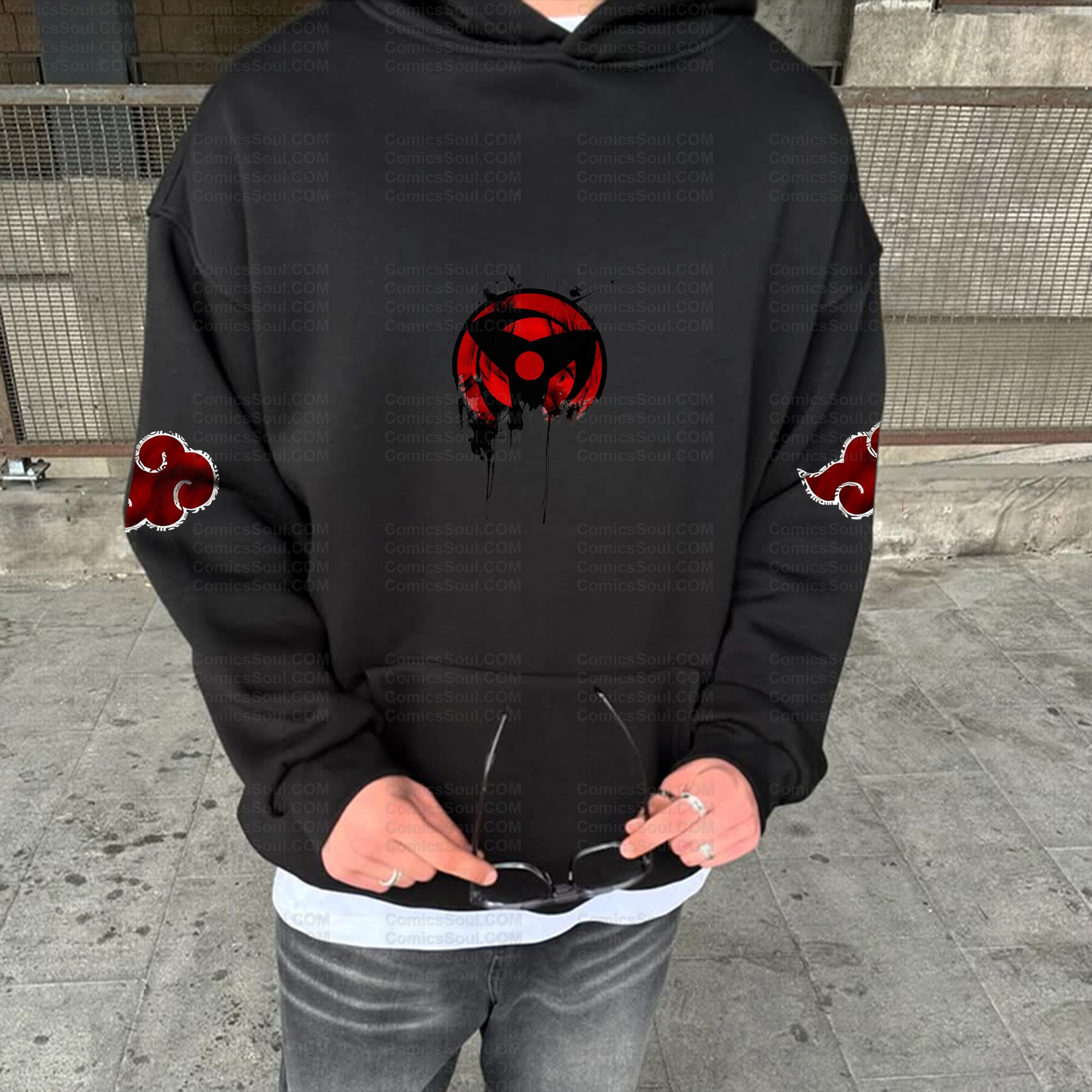 Unisex Graphic Streetwear Vintage Plush Hoodie