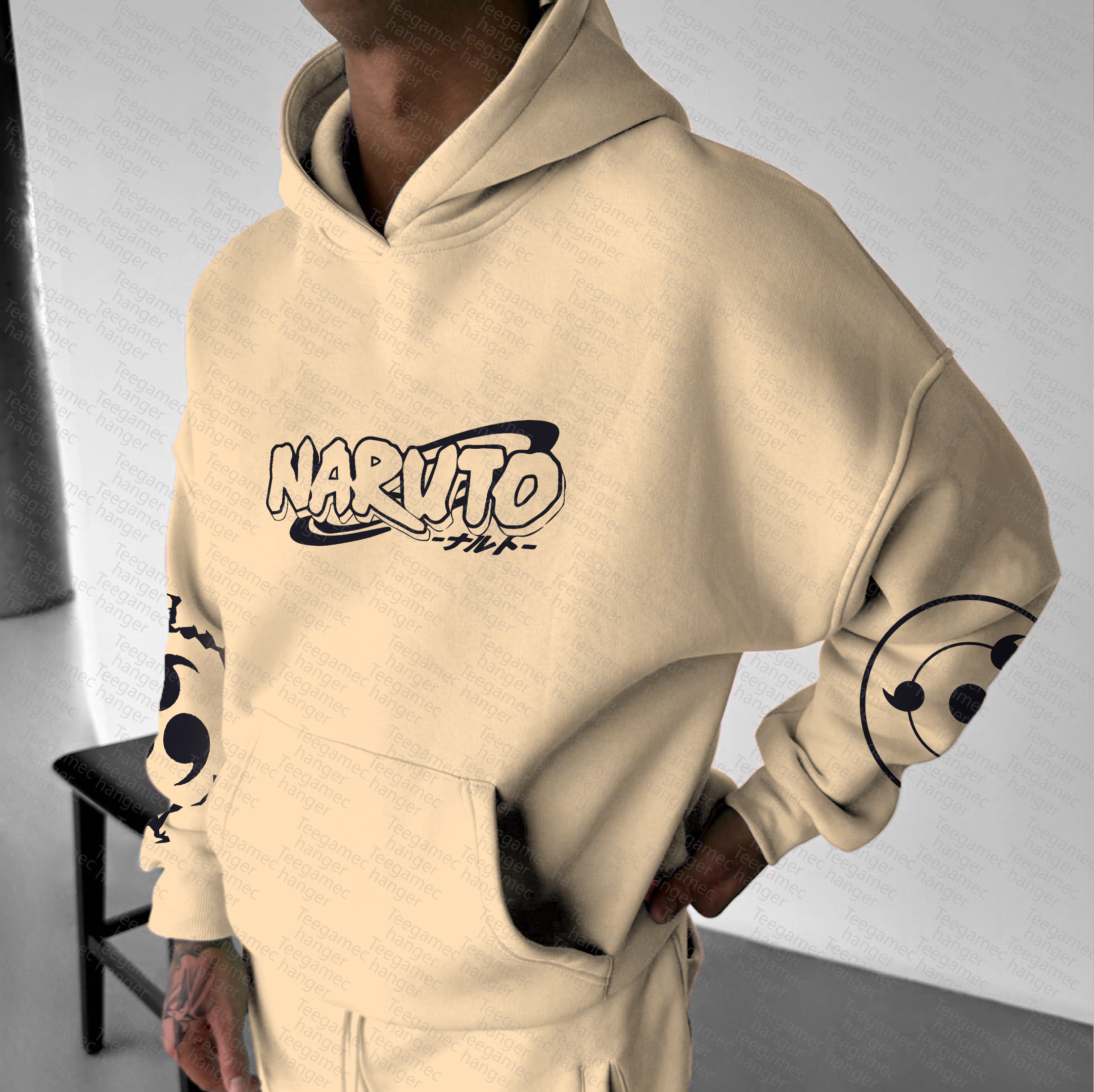 Unisex “NARUTO” Anime Graphic Streetwear Vintage Hoodie