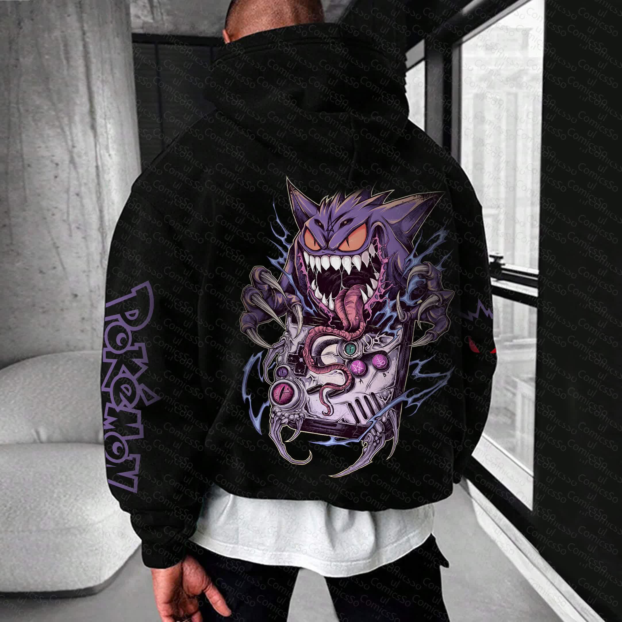 Unisex “Pokémon” Anime Graphic Streetwear Vintage Hoodie