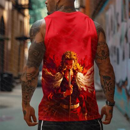 Unisex  “Demon Slayer” Casual Anime  Tank Top