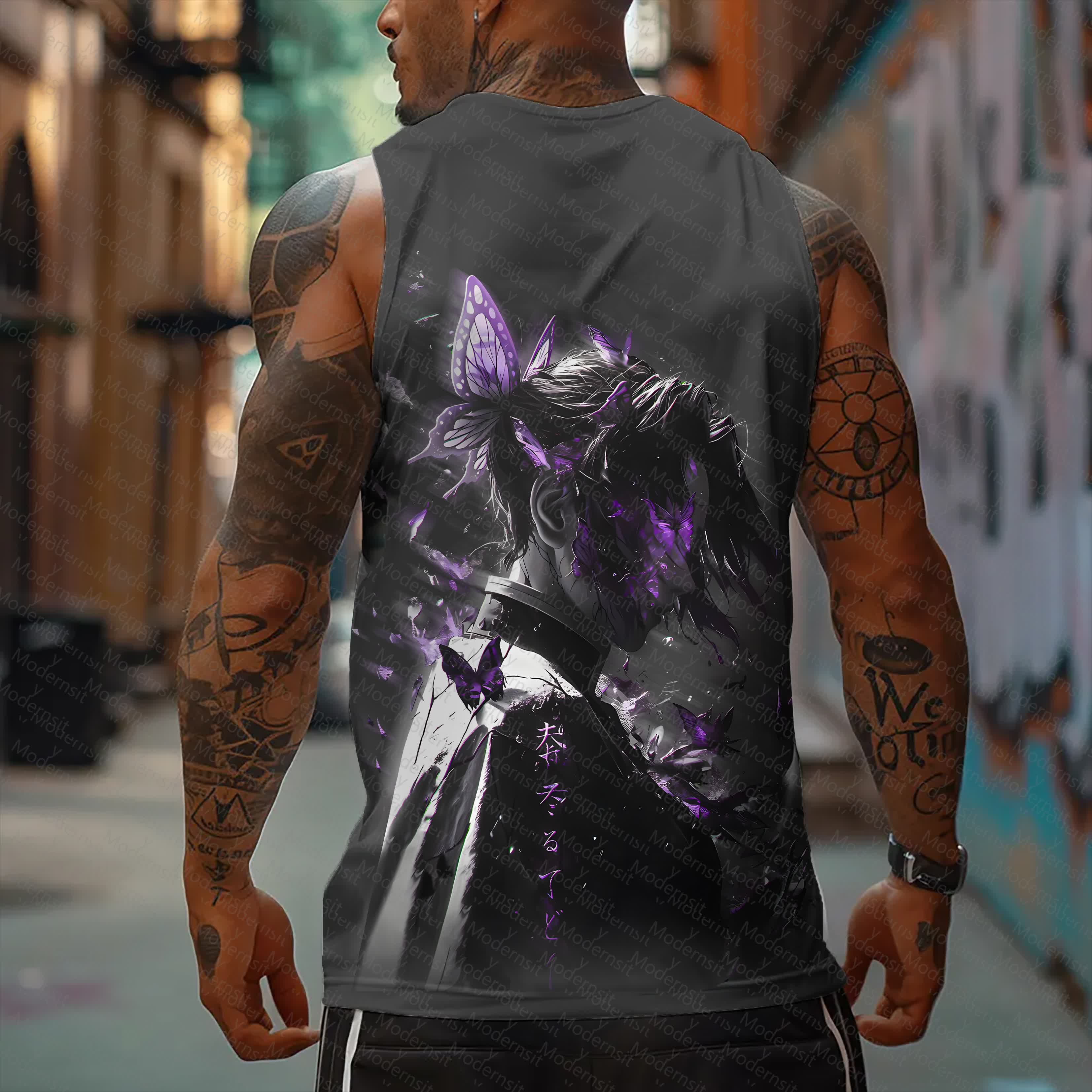 Unisex  “Demon Slayer” Casual Anime  Tank Top