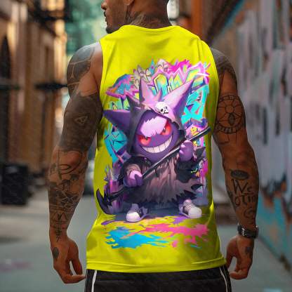 Unisex  “Pokémon” Casual Anime  Tank Top