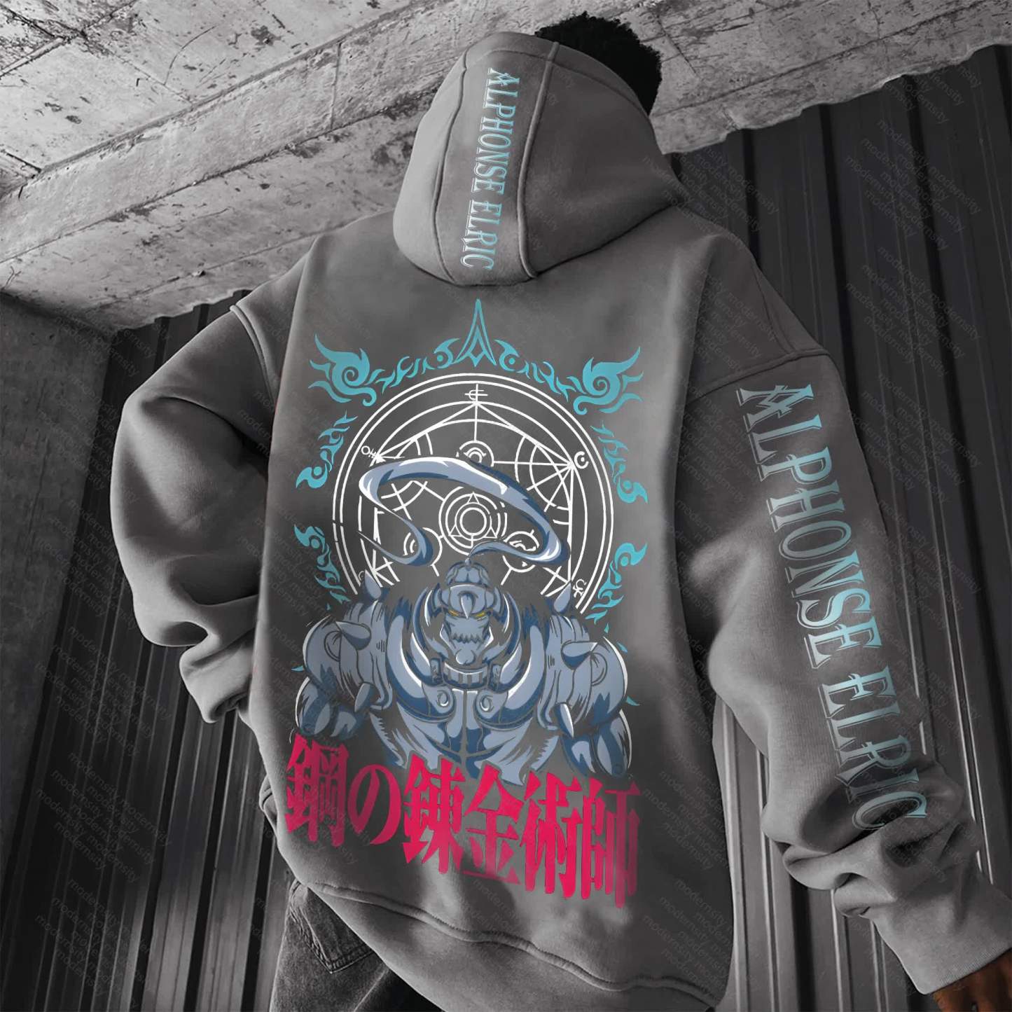 Unisex “Fullmetal Alchemist” Anime Graphic Streetwear Vintage Hoodie