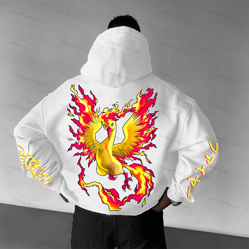 Unisex “Pokémon” Anime Graphic Streetwear Vintage Hoodie