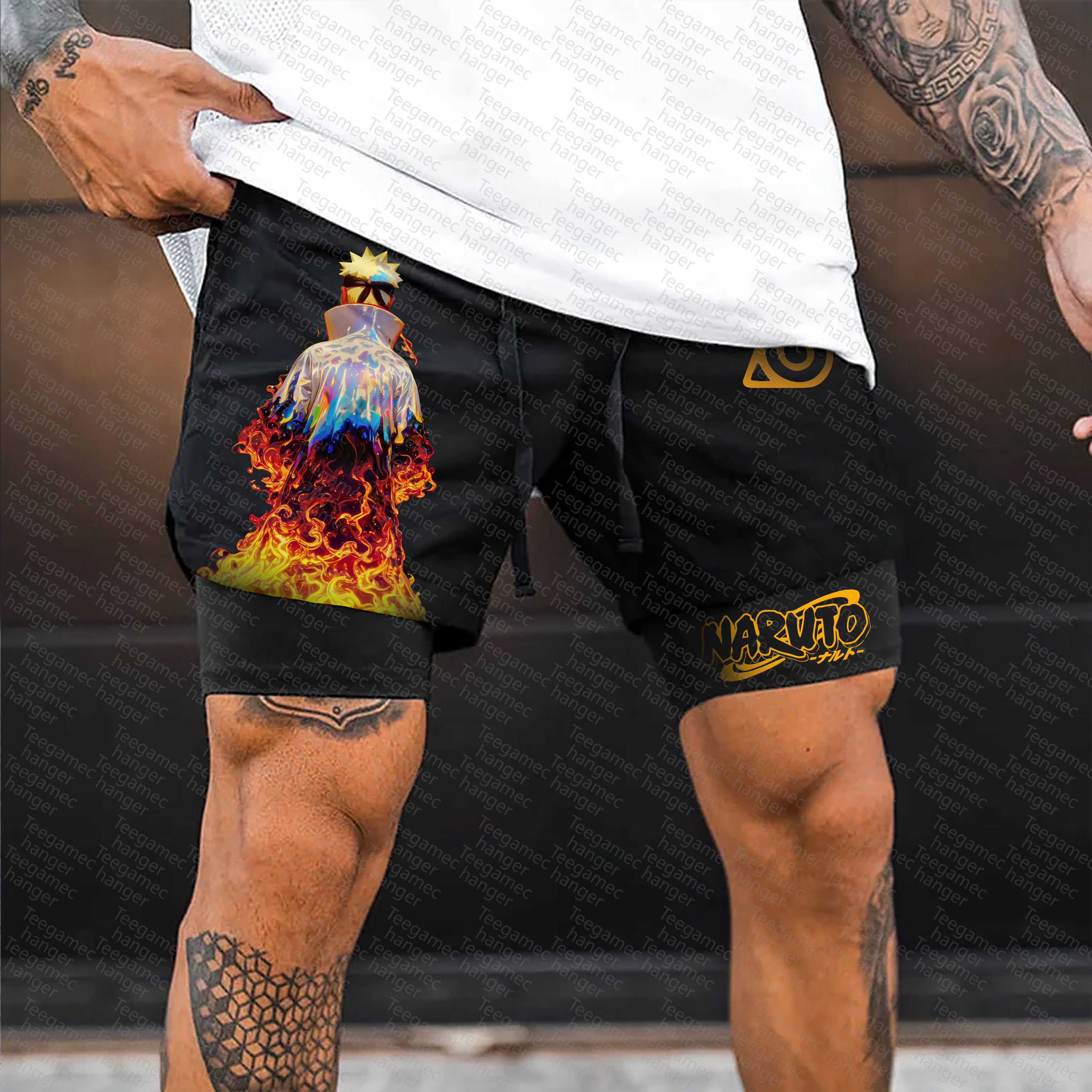 Unisex  “NARUTO” Casual Anime Streetwear Shorts