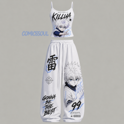 HUNTERxHUNTER Top & Elasticated Trousers Two-Piece Set