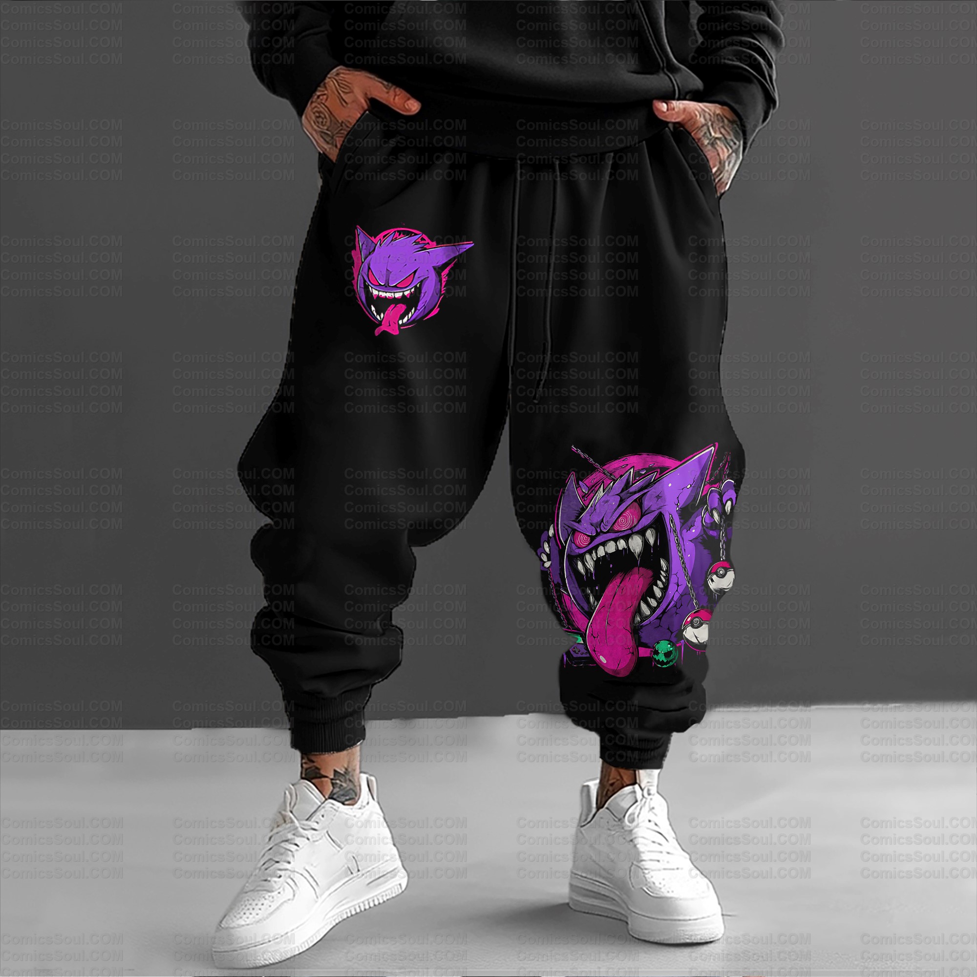 Unisex Anime Inspired Vintage Plush Pants