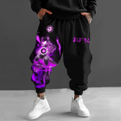 Unisex Casual Anime Streetwear Pants