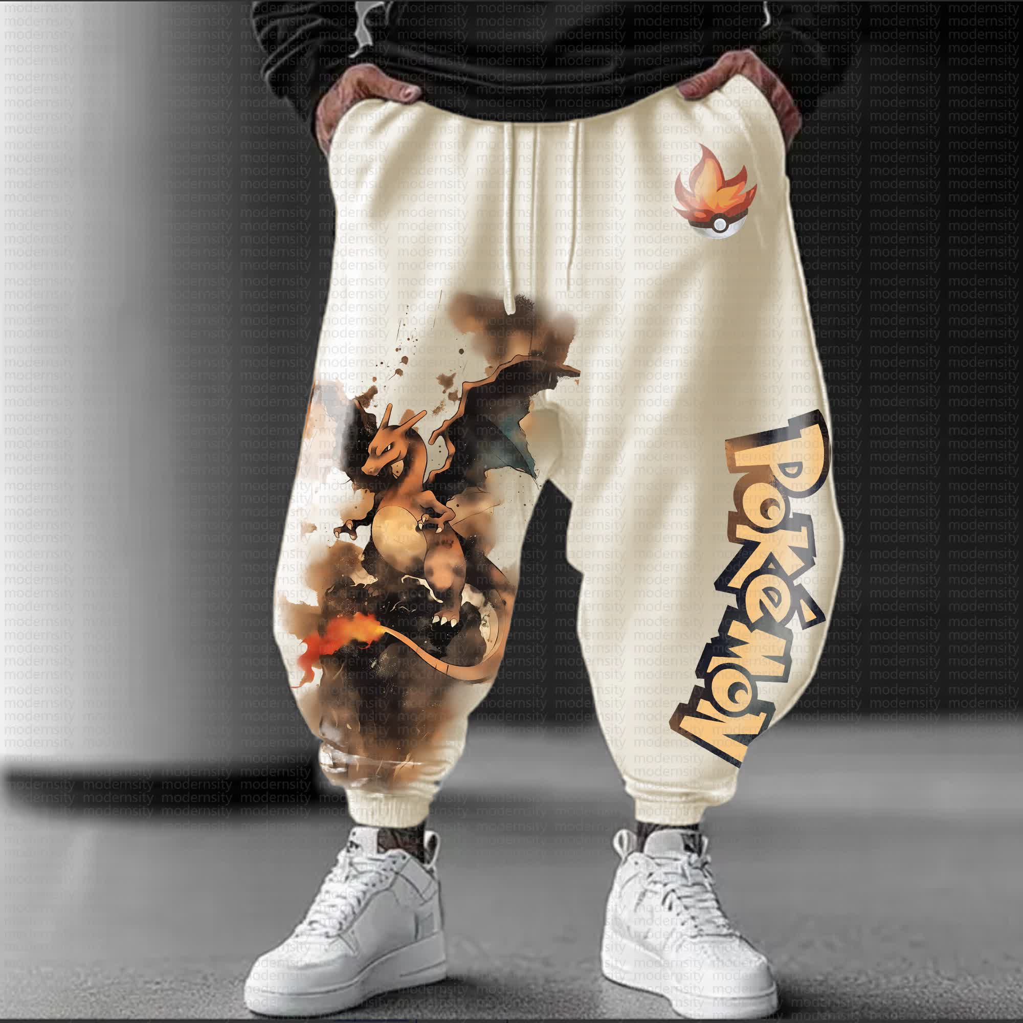 Unisex  “Pokémon” Casual Anime Streetwear Pants