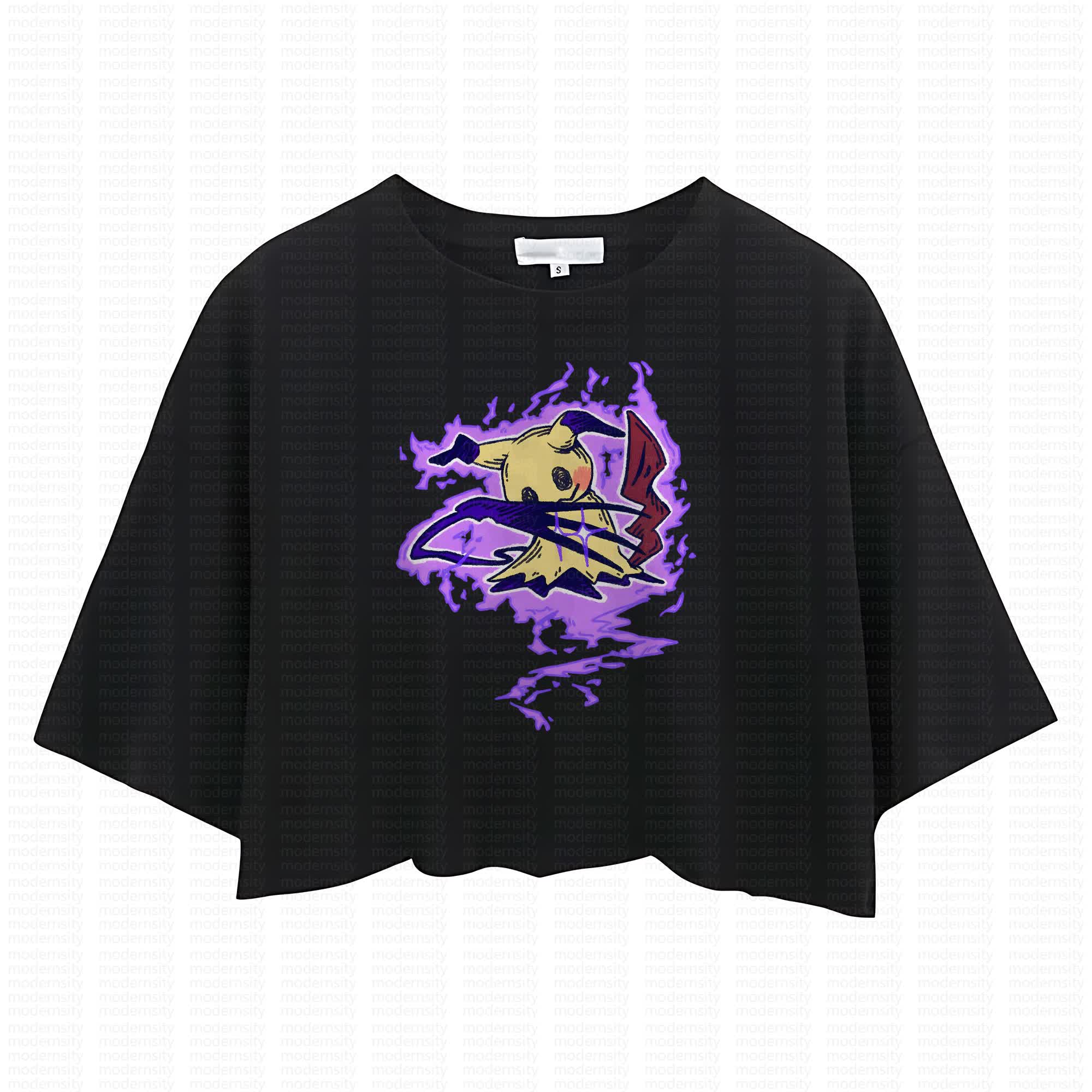 Cute and playful "Pokémon" summer women's cropped top