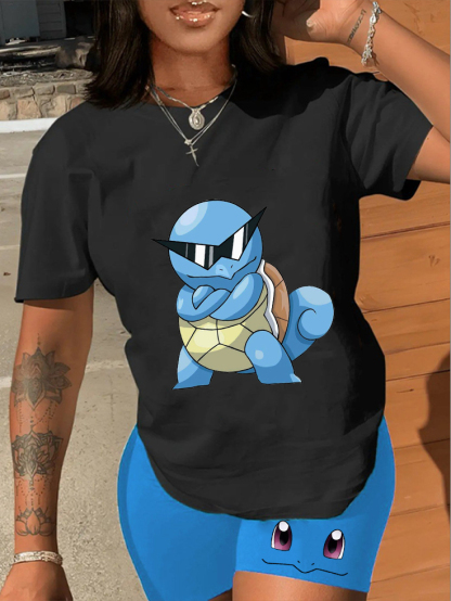 Unisex "Pokémon" Anime Inspired Vintage T-Shirt