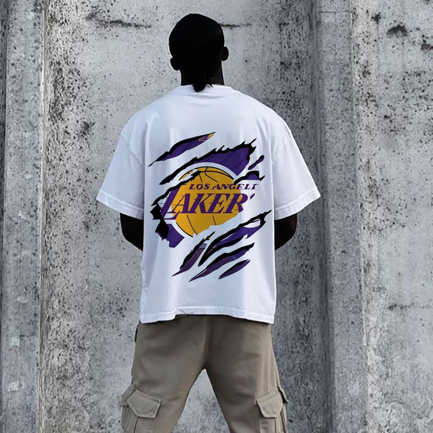 Unisex Vintage Tee丨 Lakers X One Piece Tee