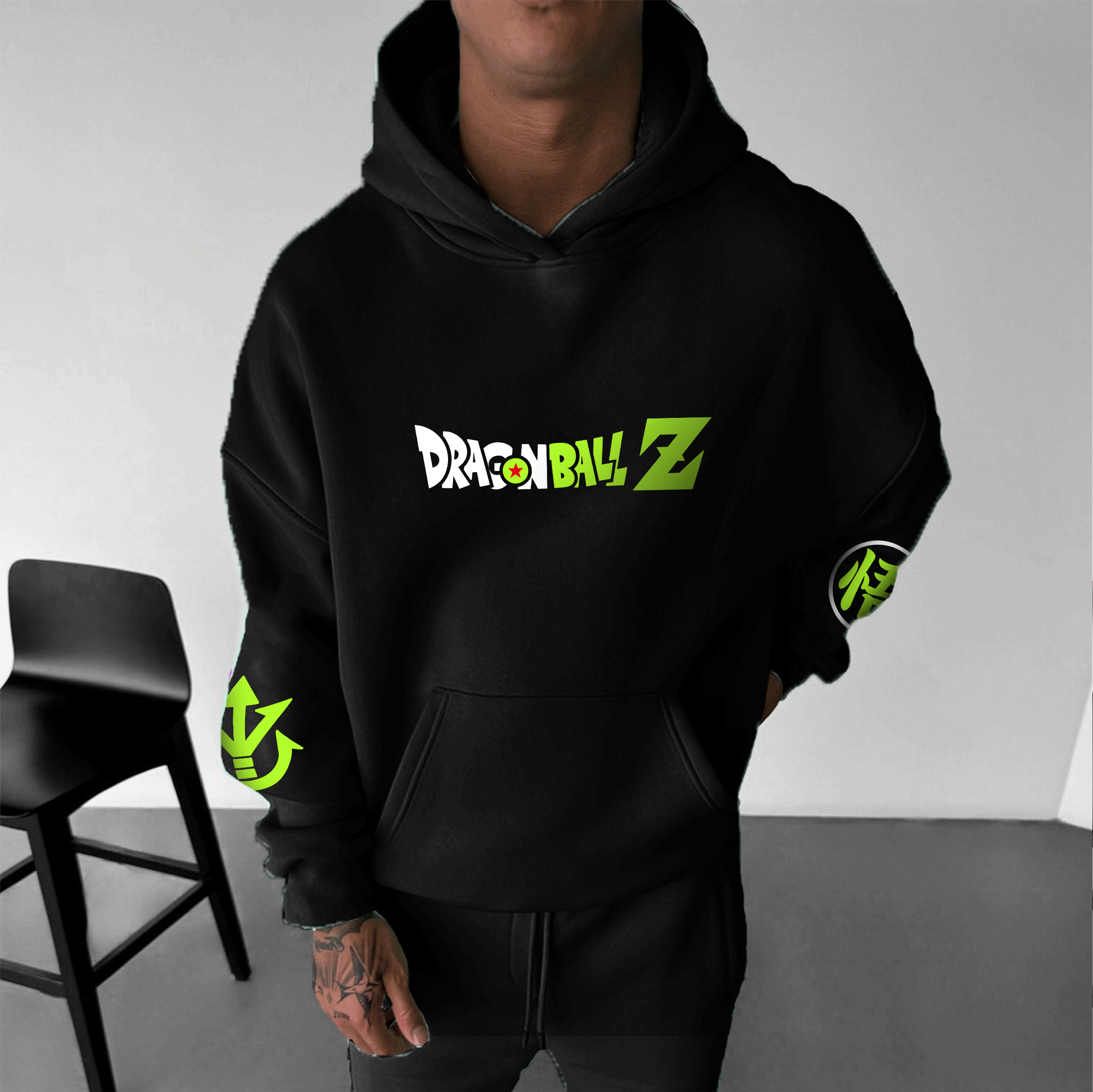 Unisex Anime Graphic Streetwear Vintage Hoodie