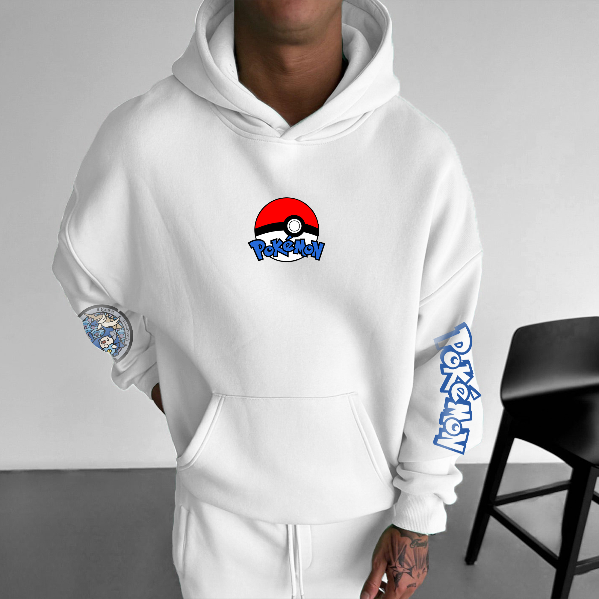 Unisex “Pokémon” Anime Graphic Streetwear Vintage Hoodie
