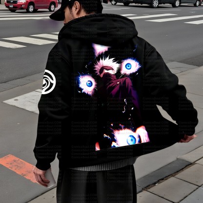 Unisex Graphic Streetwear Vintage Zipper Cardigan Plush Hoodid