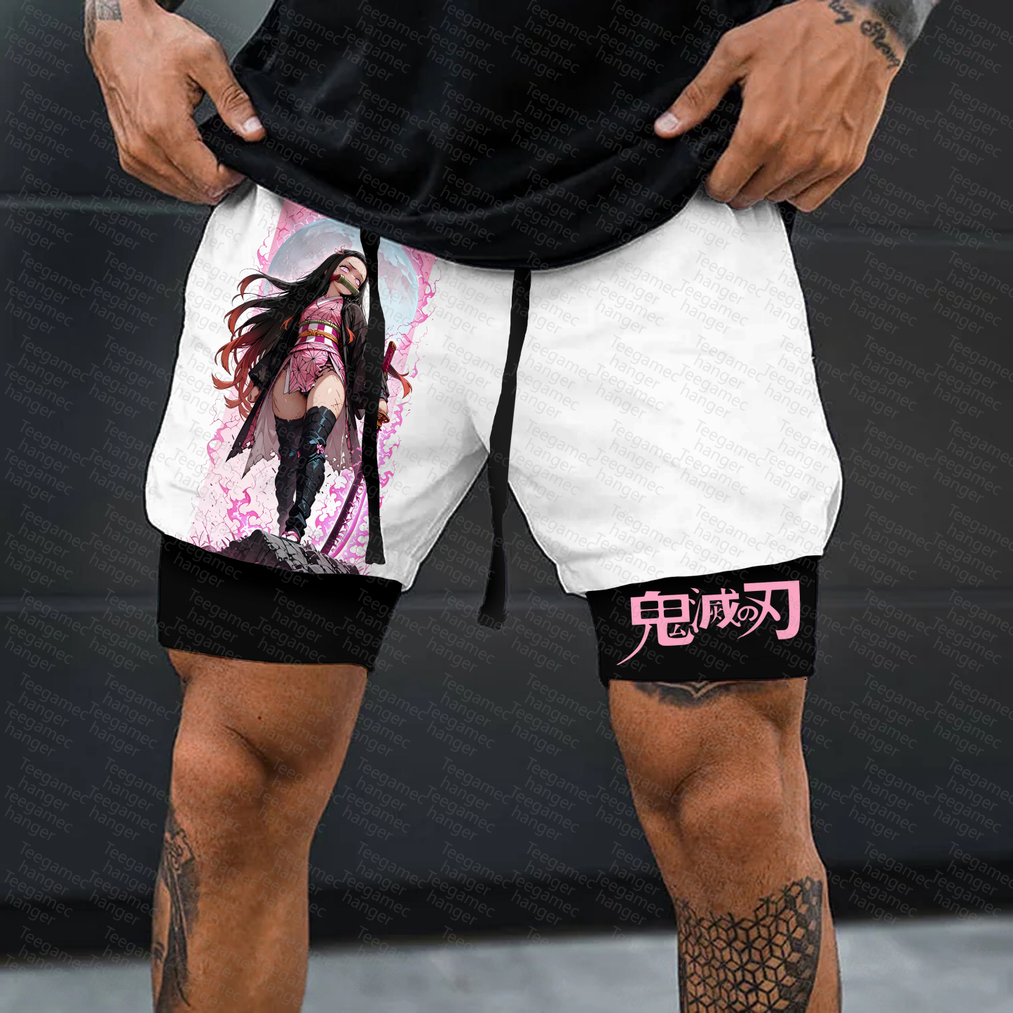 Unisex  Casual Anime Streetwear Shorts
