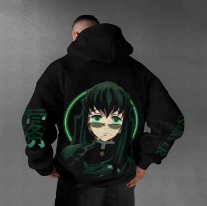 Unisex Anime Graphic Streetwear Vintage Hoodie