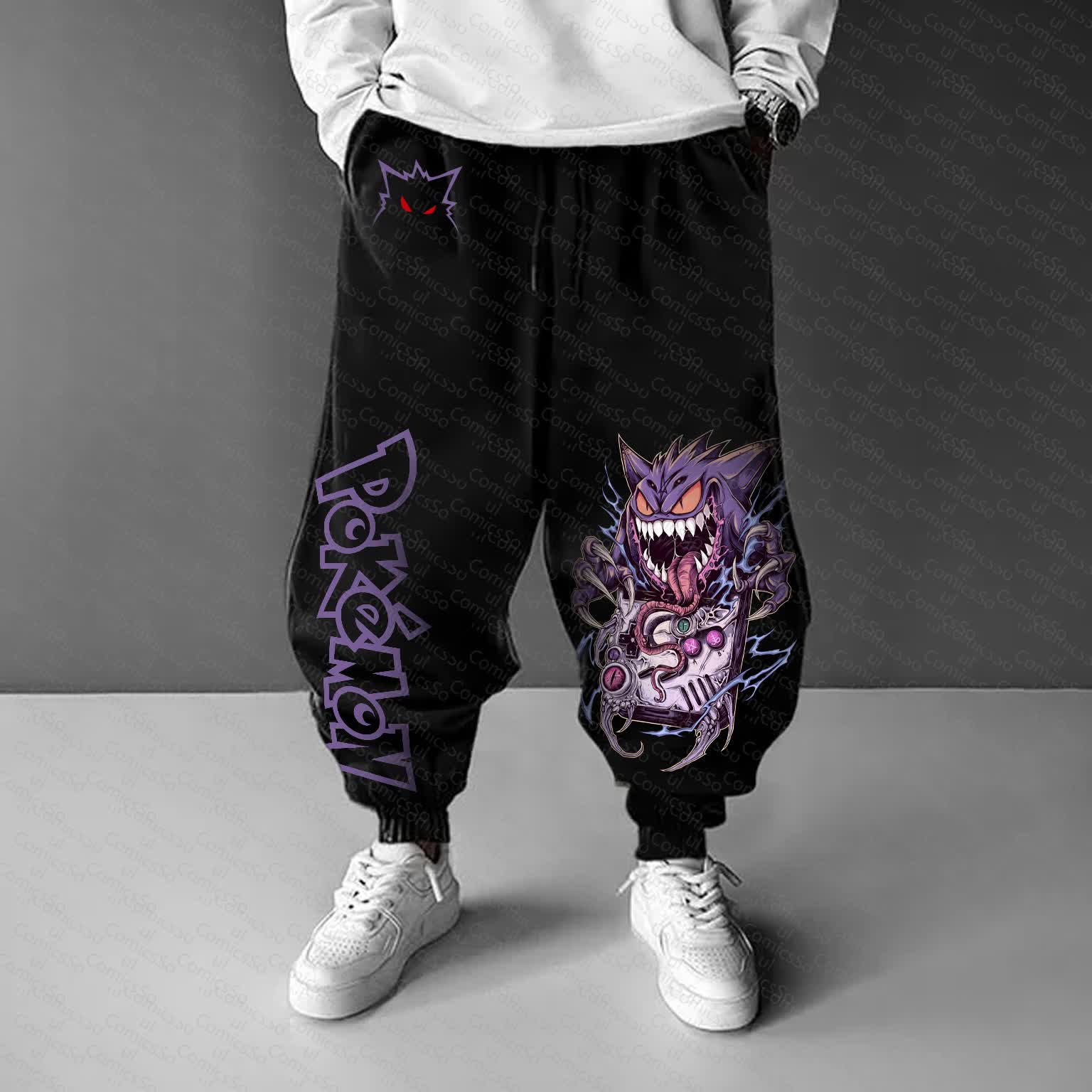 Unisex  “Pokémon” Casual Anime Streetwear Pants