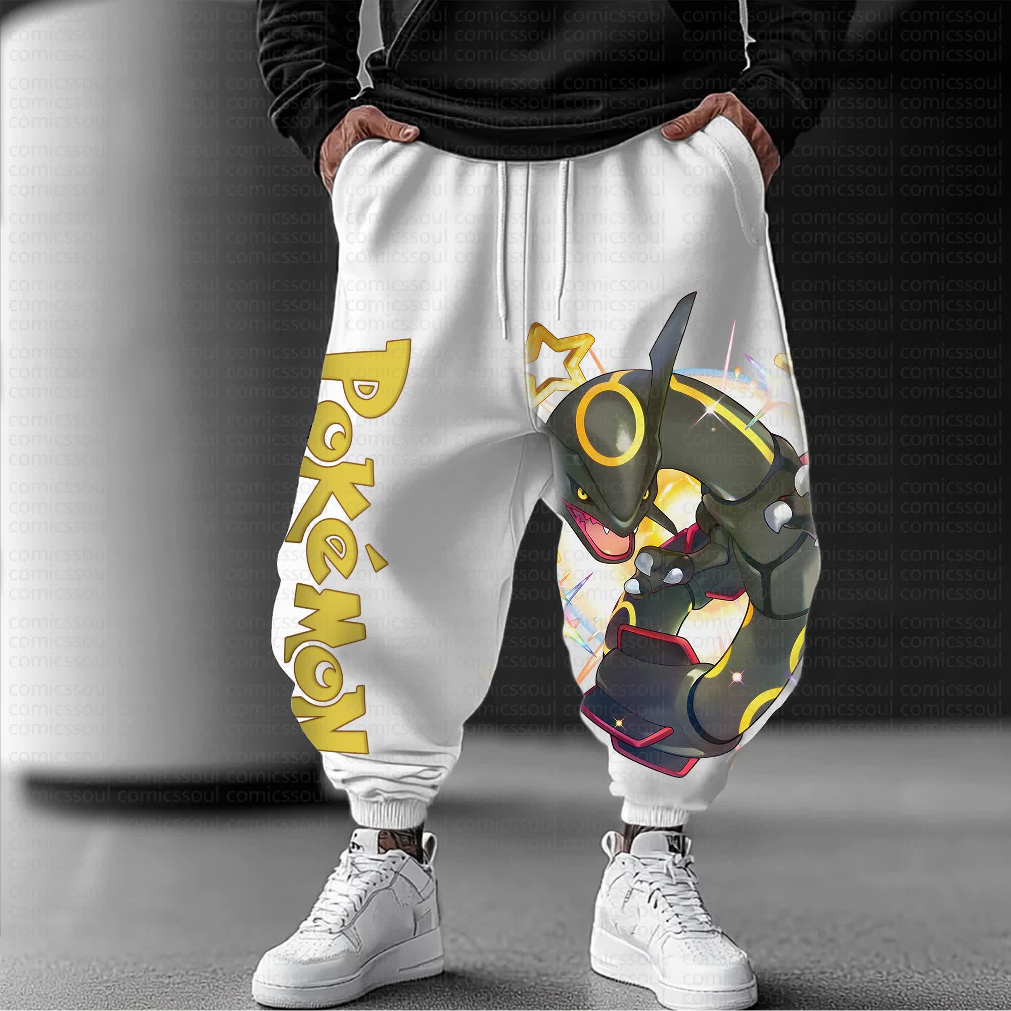 Unisex  “Pokémon” Casual Anime Streetwear Pants