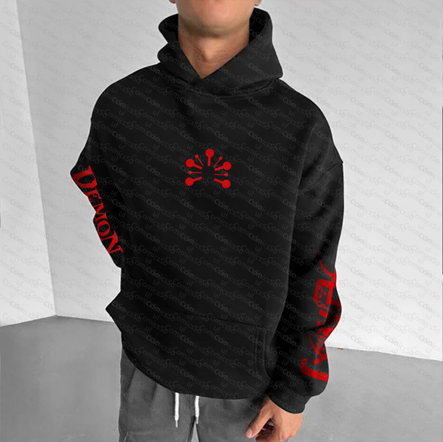 Unisex “Demon Slayer” Anime Graphic Streetwear Vintage Hoodie