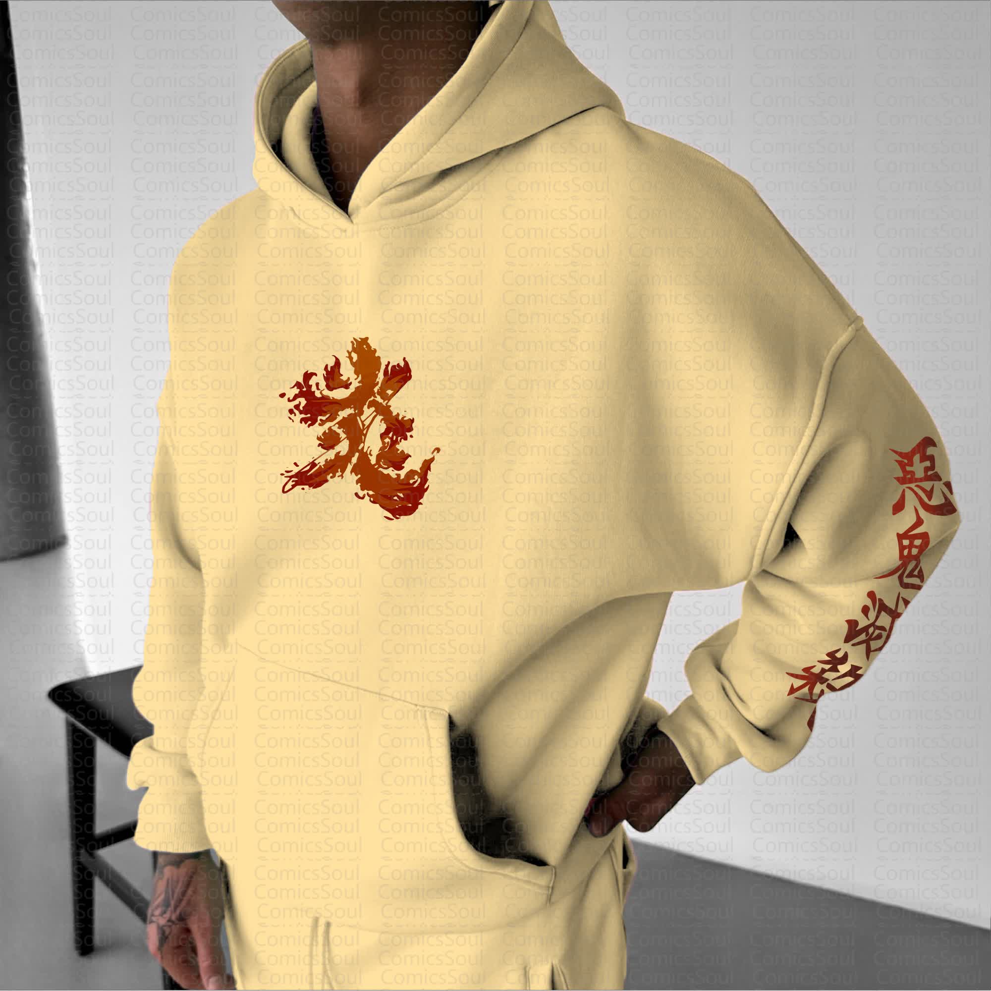 Unisex Anime Graphic Streetwear Vintage Hoodie丨Demon Slayer