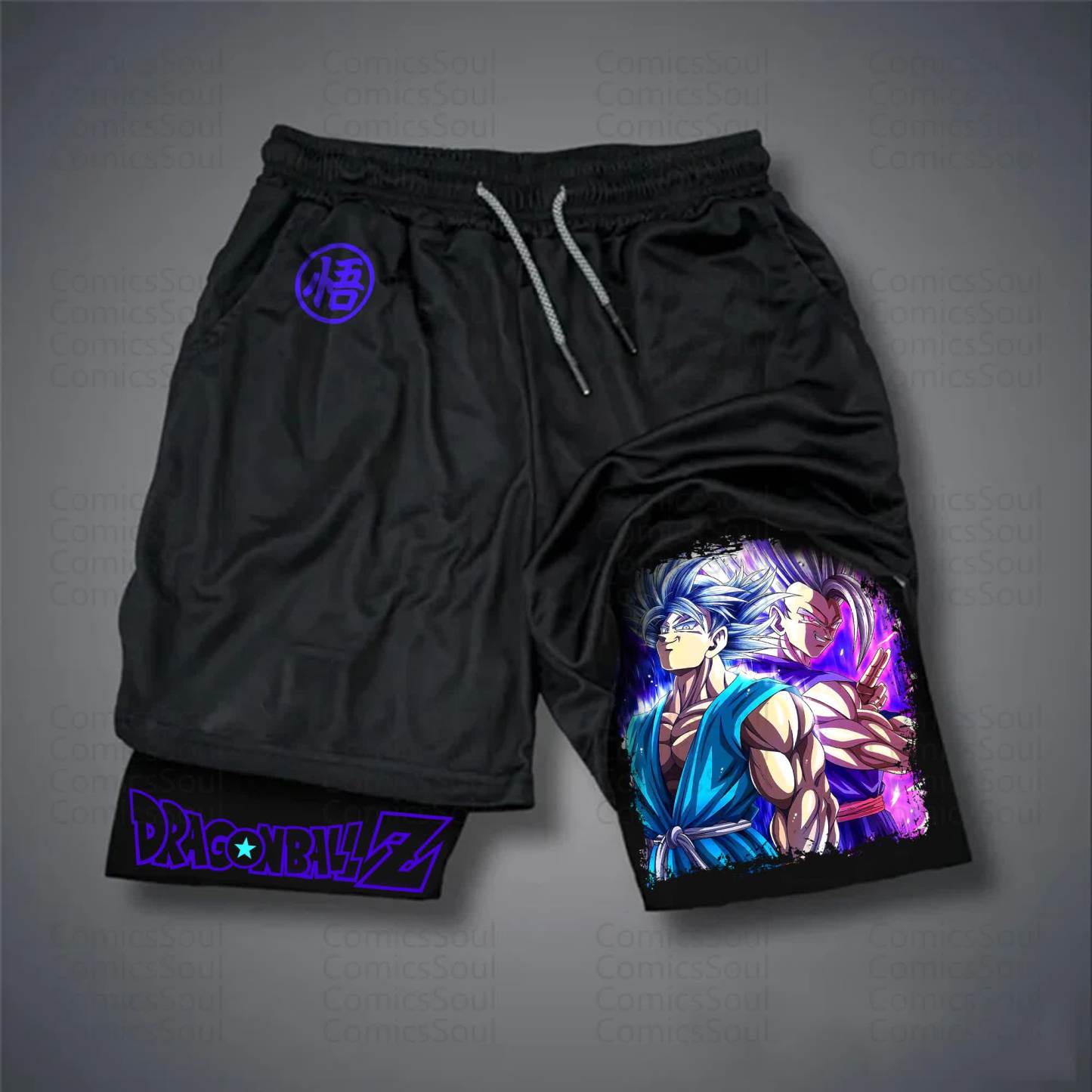 Unisex Casual Anime Streetwear Shorts 丨Demon Slayer X Pokémon