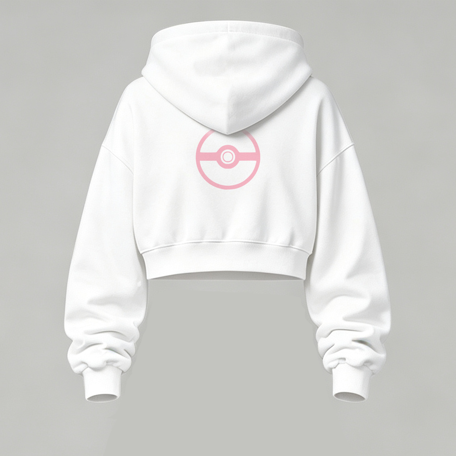 Pokémon Cropped Long Sleeve Hoodie & High Waist Jogger Pants Two Piece