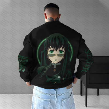Unisex Anime Graphic Inspired Vintage Sweatshirt