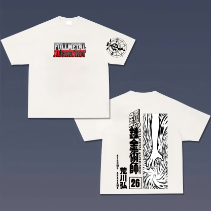 Unisex  "Fullmetal Alchemist" Anime Inspired Vintage T-Shirt