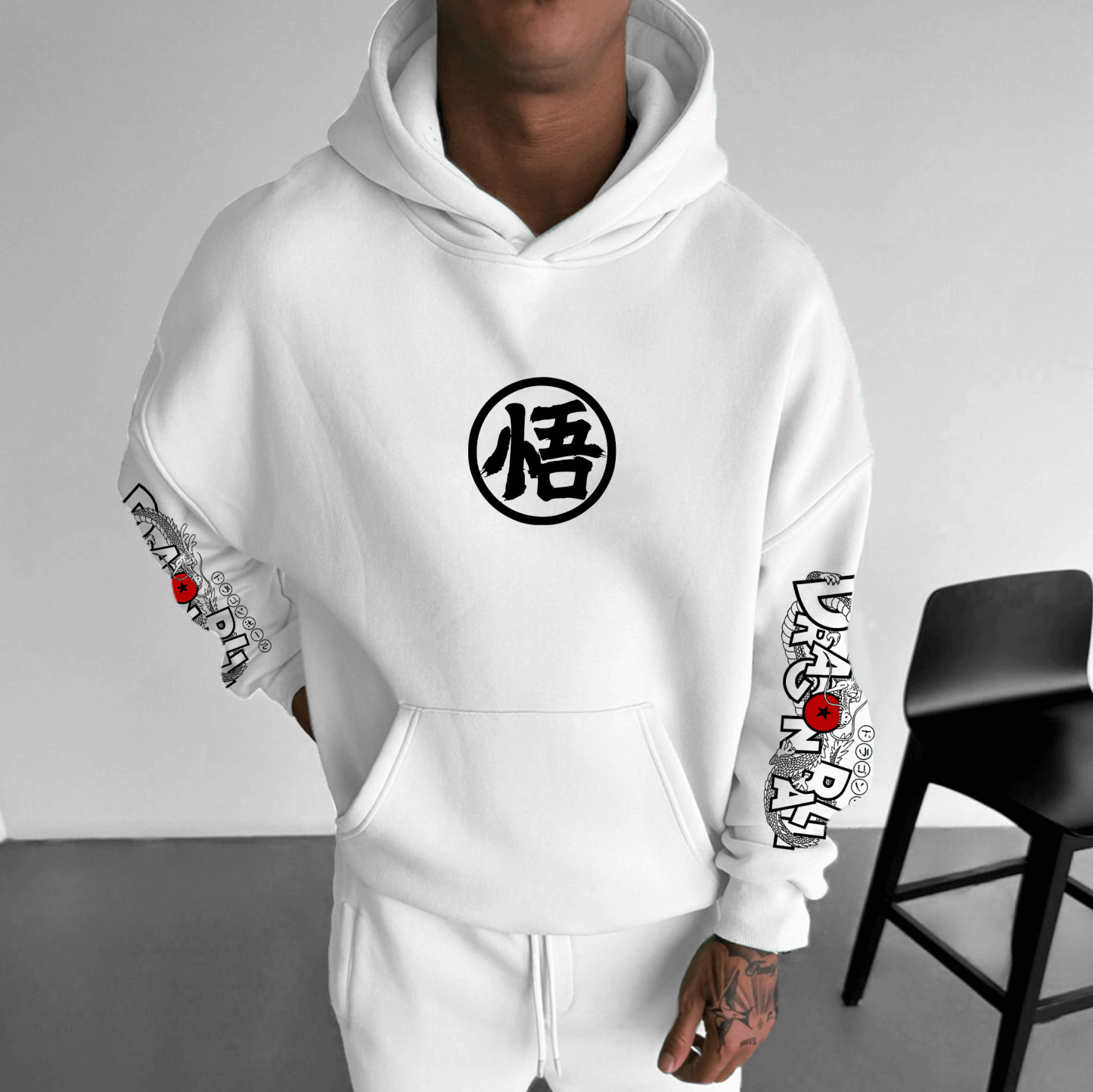 Unisex Anime Graphic Streetwear Vintage Hoodie