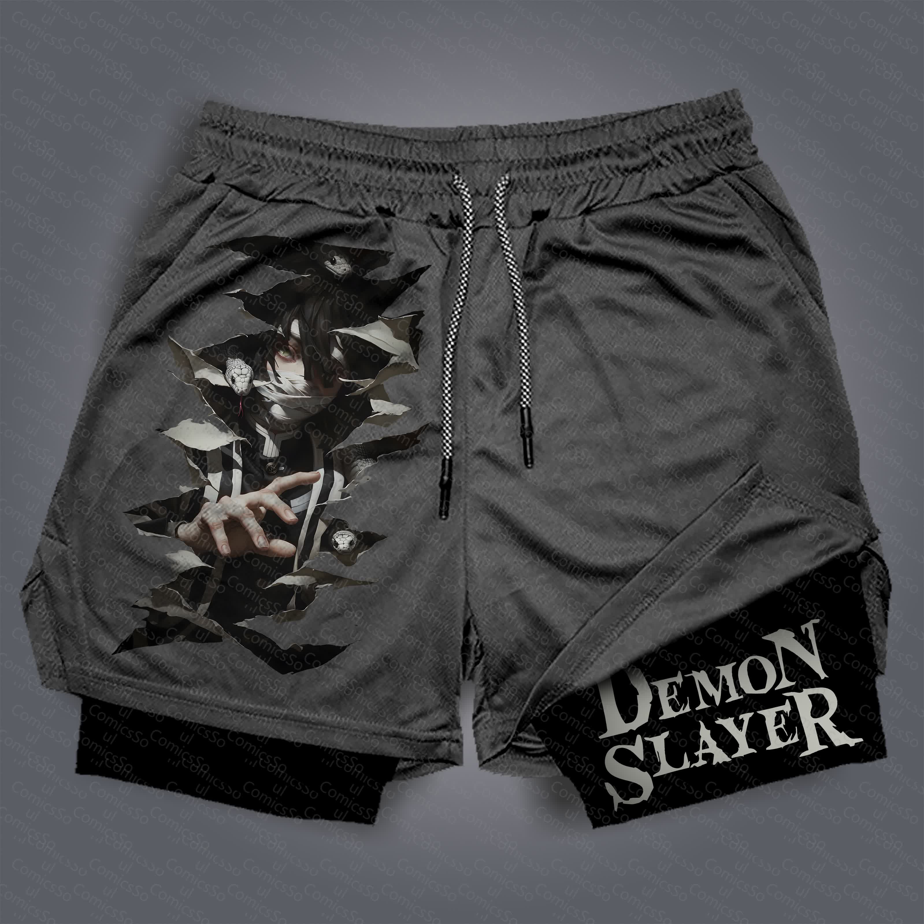 Unisex  “Demon Slayer” Casual Anime Streetwear Shorts