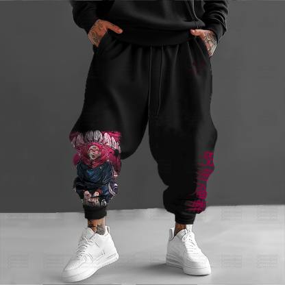 Unisex Anime Inspired Vintage Pants丨Jujutsu Kaisen