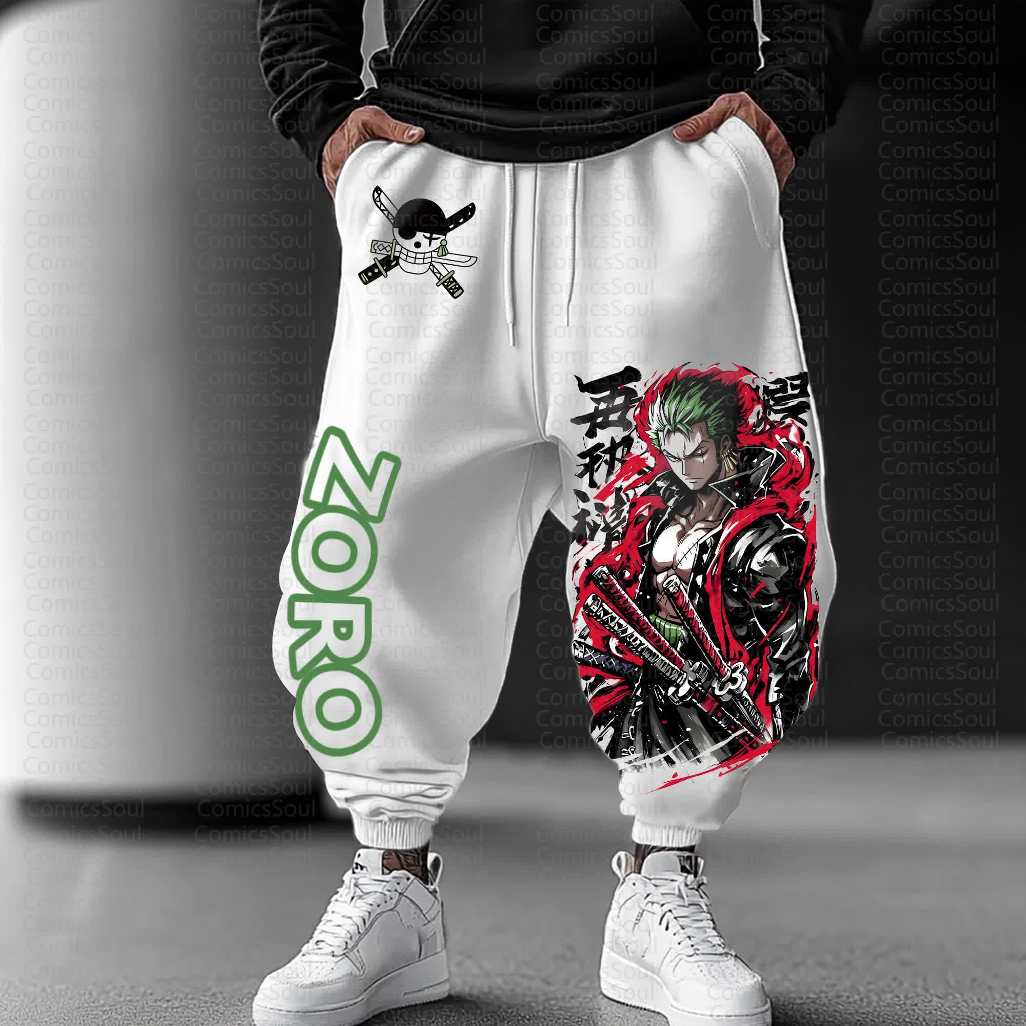 Unisex Anime Inspired Vintage Pants丨One Piece