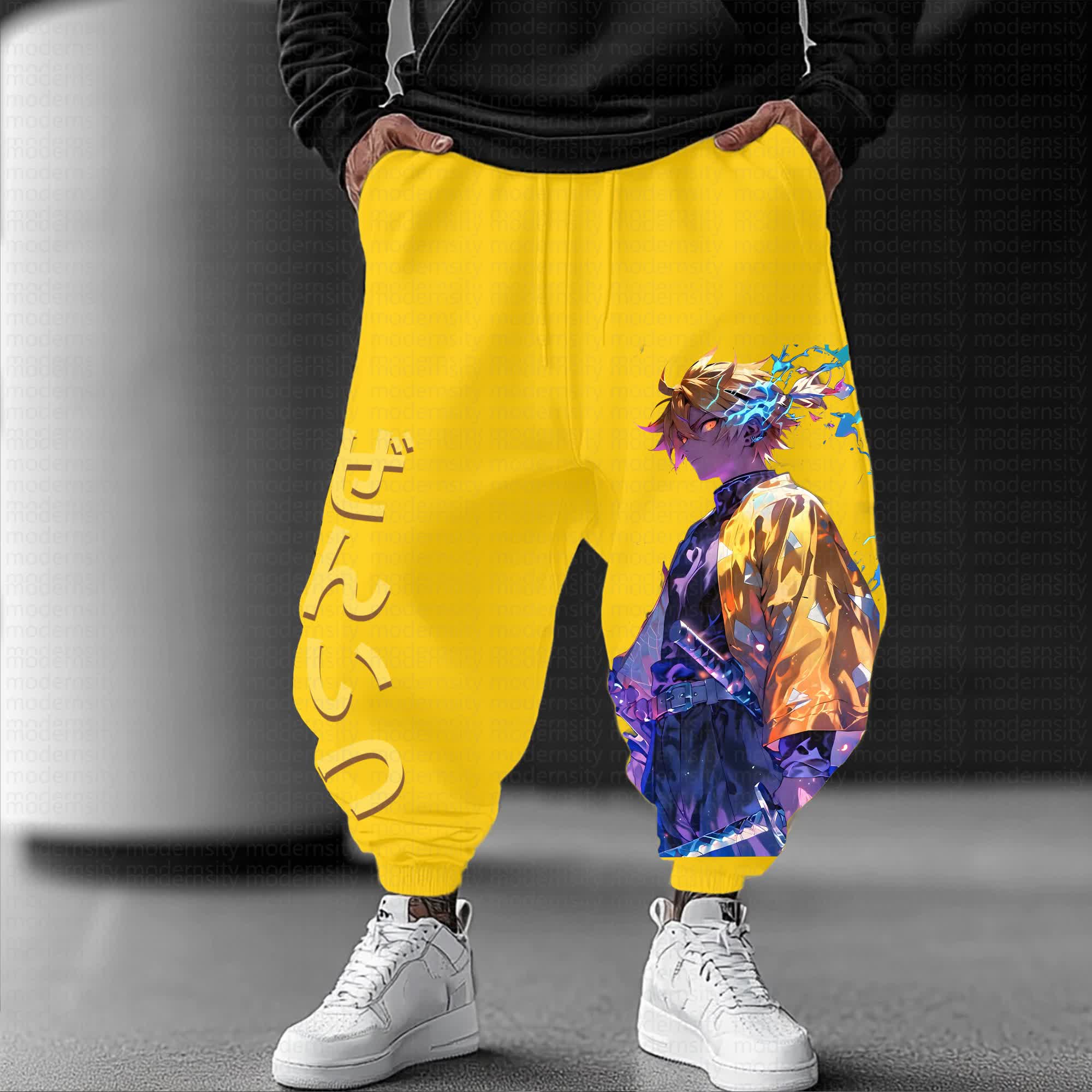 Unisex Anime Inspired Vintage Pants丨Demon Slayer