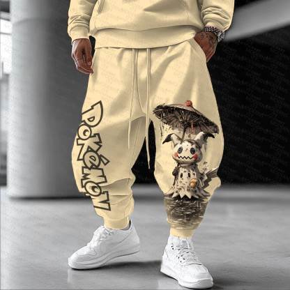 Unisex  “Pokémon” Casual Anime Streetwear Pants