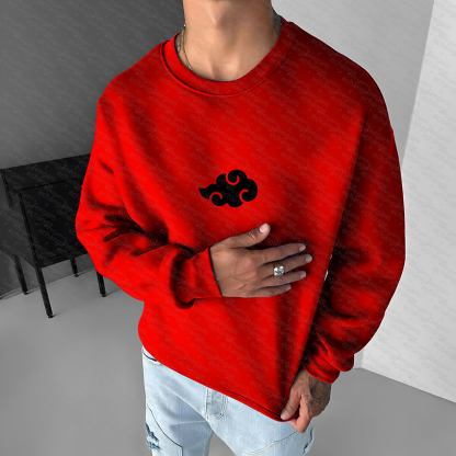 Unisex Anime Graphic Inspired Vintage Sweatshirt