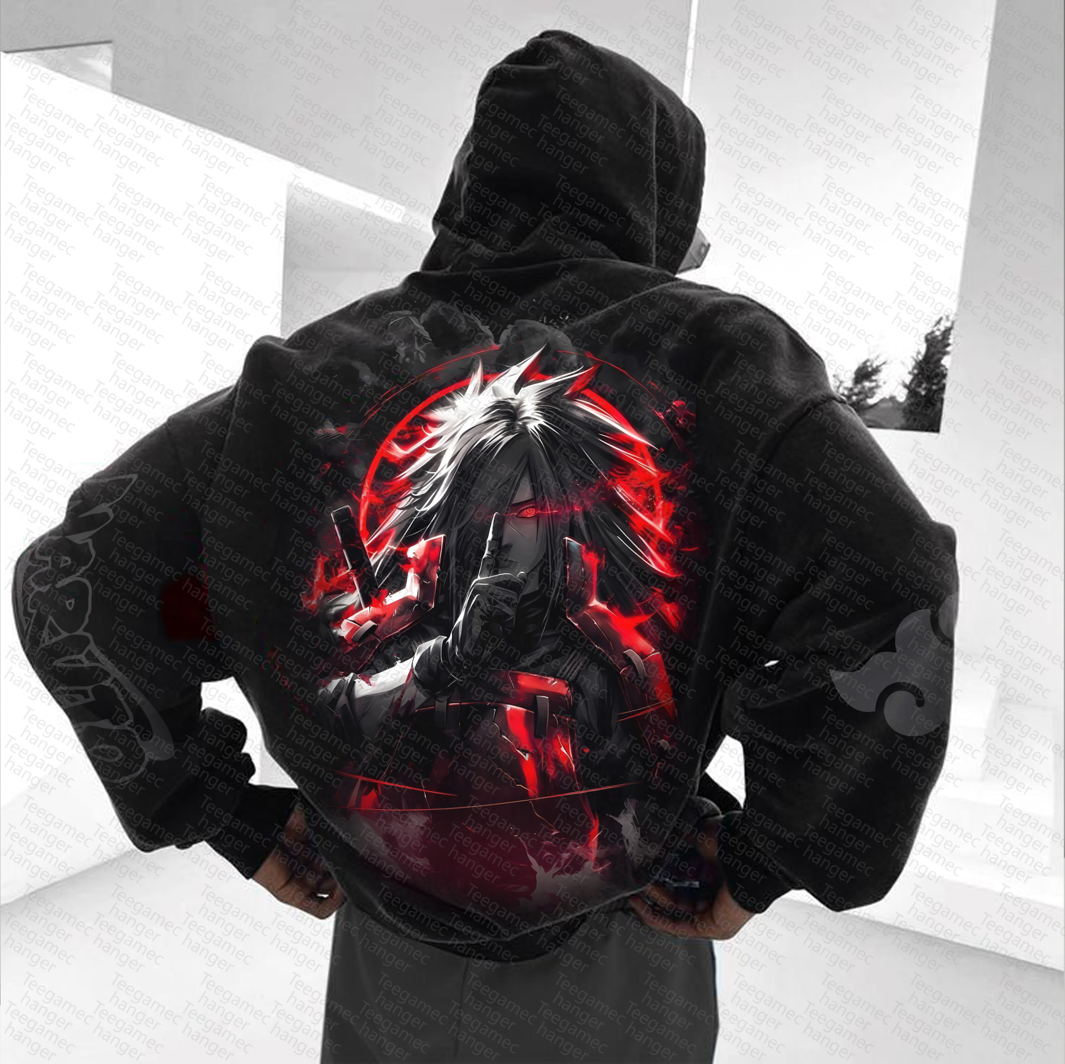 Unisex  Anime Graphic Streetwear Vintage Hoodie