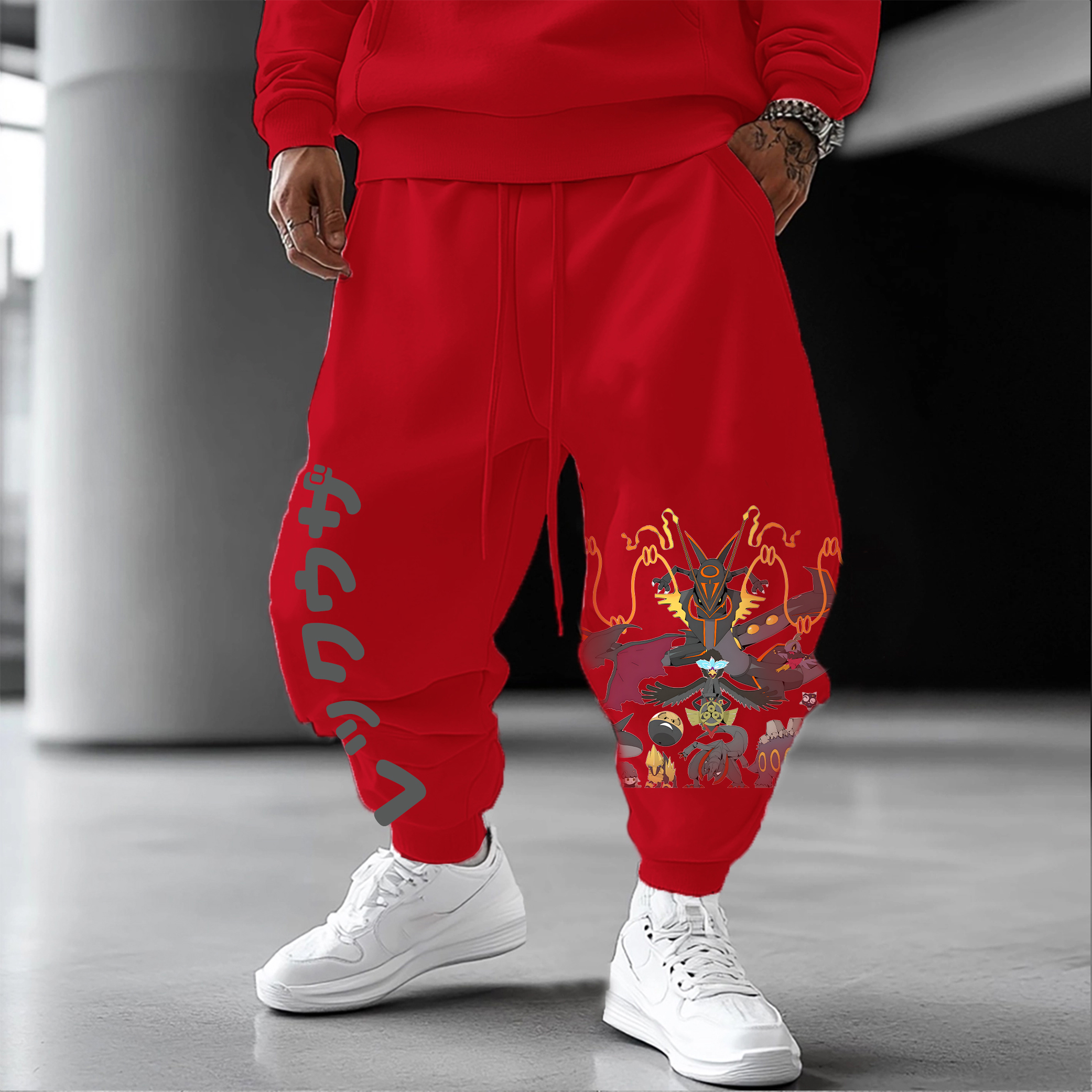 Unisex  “Pokémon” Casual Anime Streetwear Pants