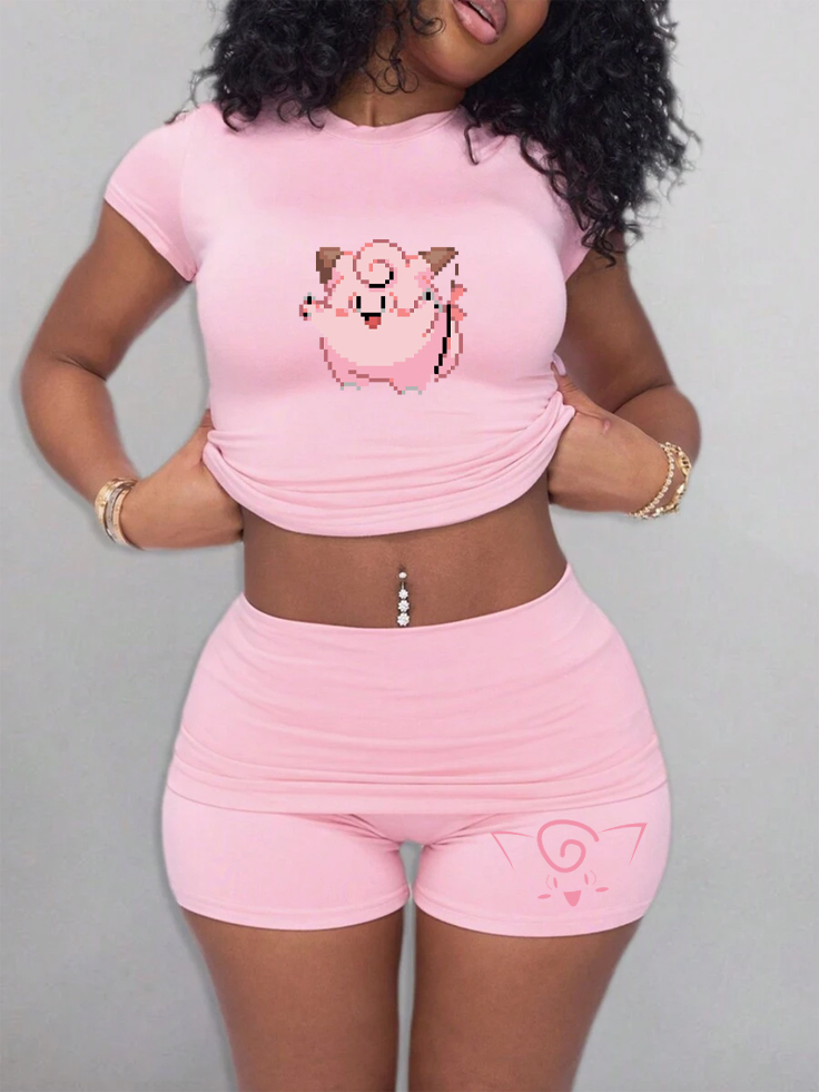 Unisex "Pokémon" Anime Inspired Vintage T-Shirt